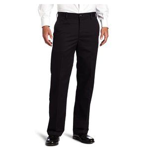 NWT IZOD Men's American Chino Straight Leg Slacks Black Size 36x34 $60 II223
